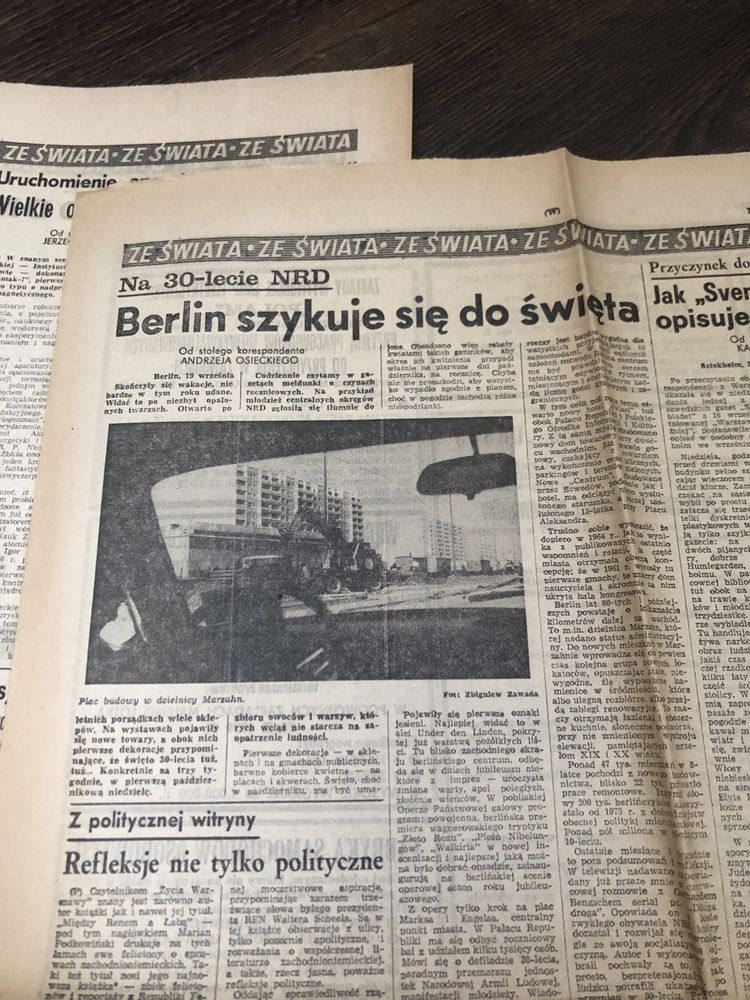 Gazeta Życie Warszawy 1979 20 wcześnie czwartek