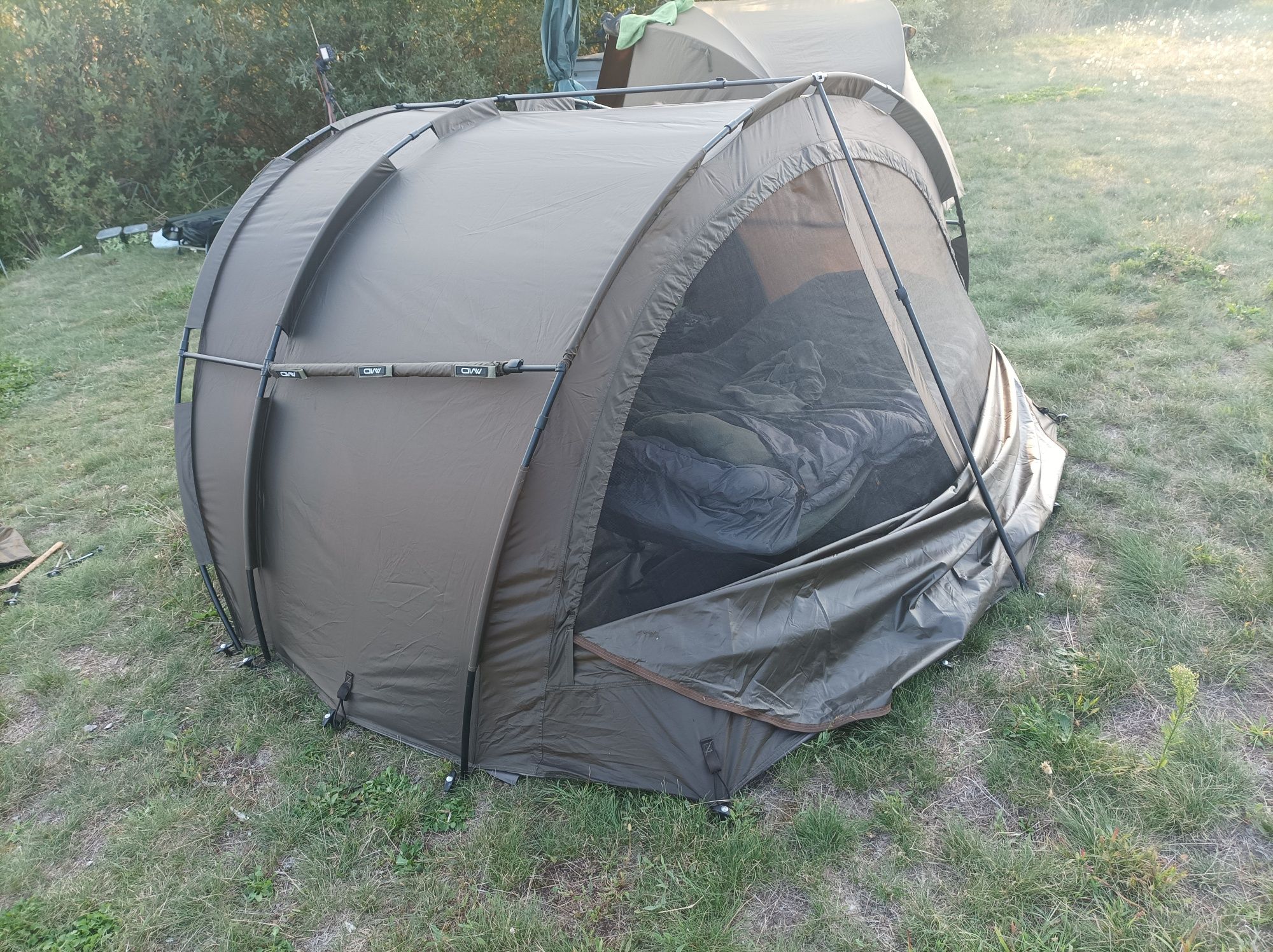 Namiot karpiowy Avid Ascent 1 Man + narzuta (nie Fox, nash, prologic)