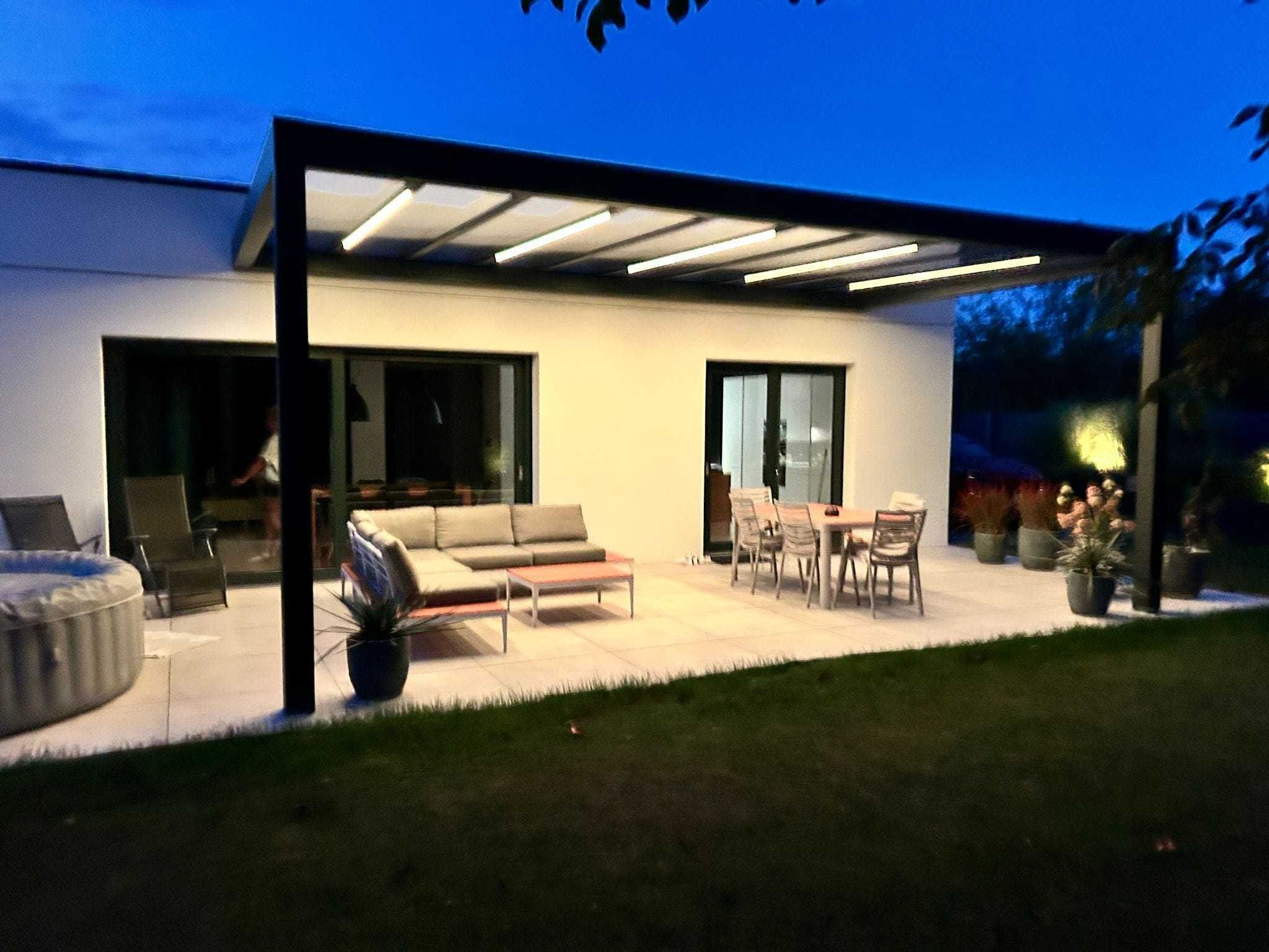 Poliwęglan lityUV2 Włoski Sky Griggio 5mm/Grafit +akcesoria do montażu