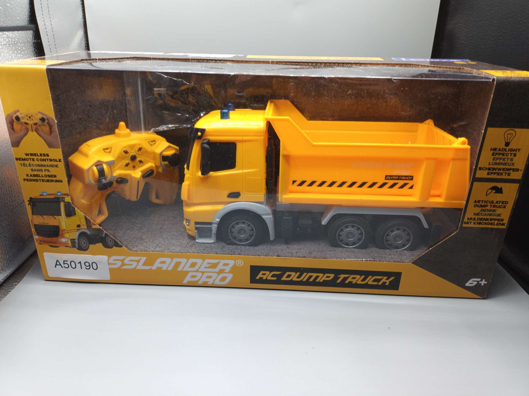 Lexibook, Crosslander® Pro RC Dump Truck, zdalnie sterowana wywrotka