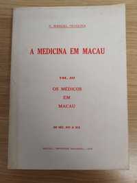 Livro "Médicos em Macau" de 1976