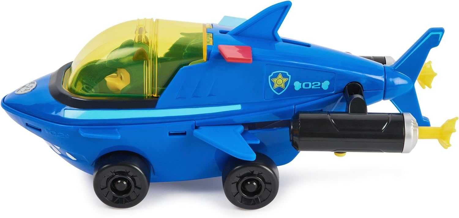 Paw Patrol Aqua Chase Щенячий патруль Аква автомобиль трансформер Чейз