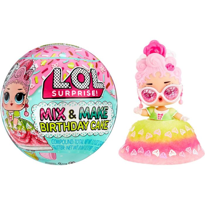 Лялька LOL Surprise Mix & Make Birthday Cake Tots with Collectible Dol