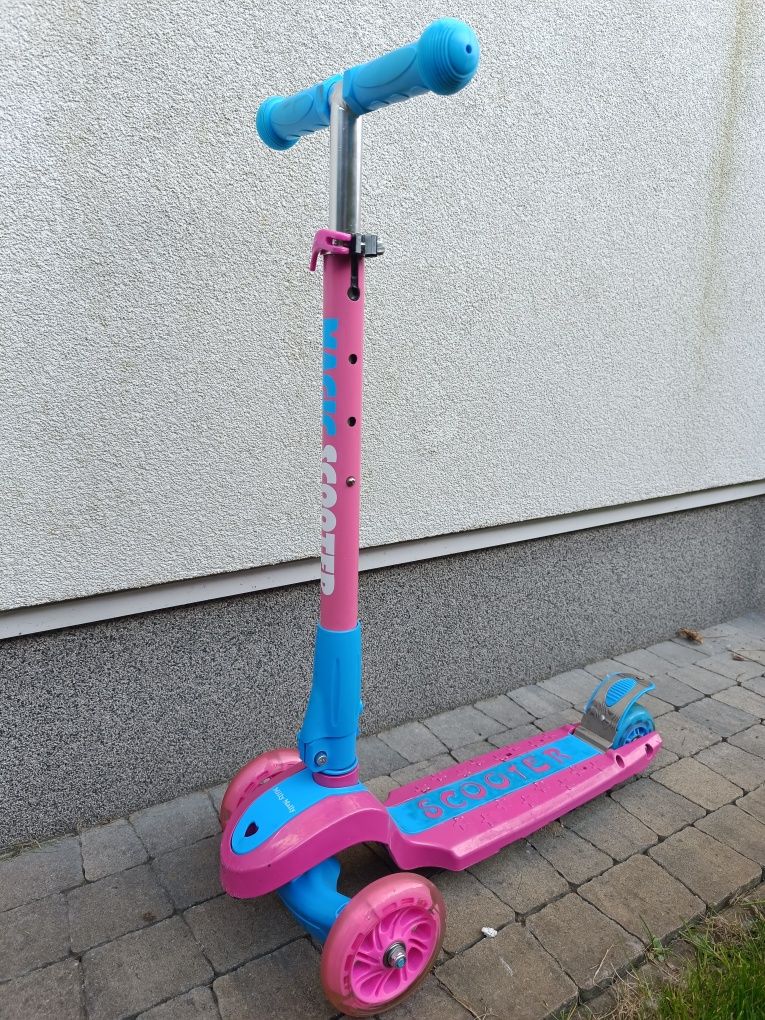 Hulajnoga milly mally magic scooter różowa