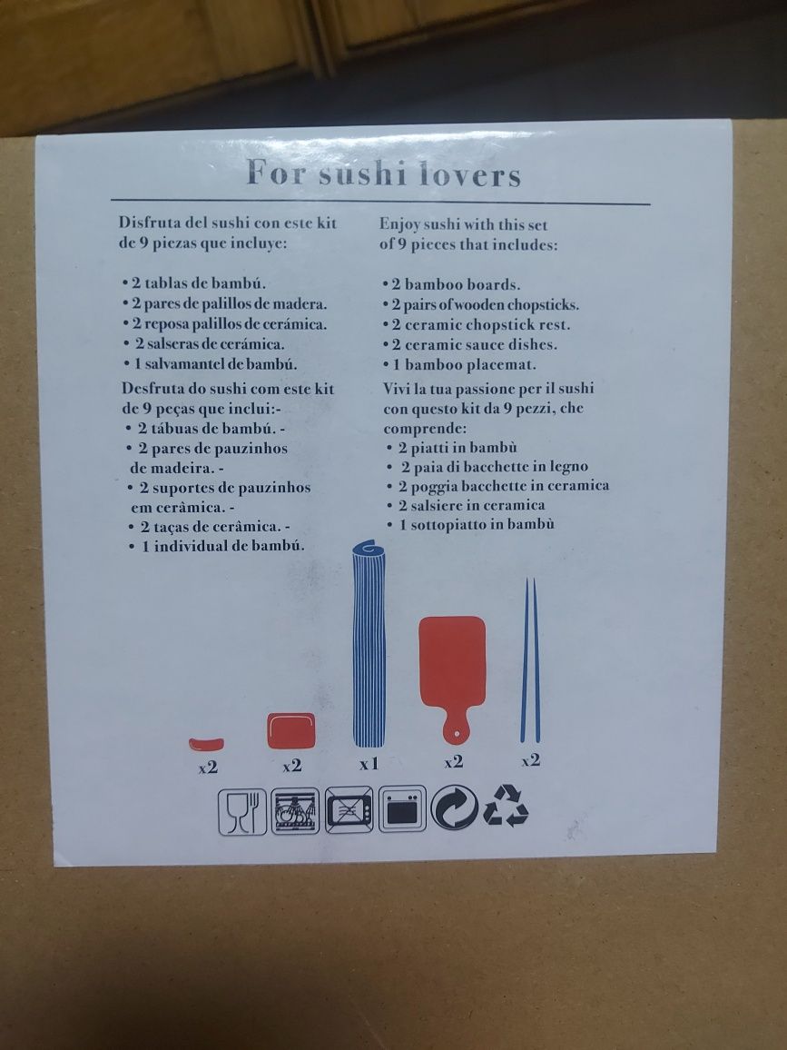 Conjunto de Sushi