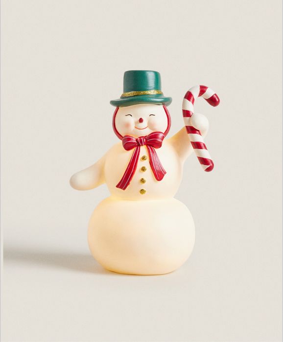 Candeeiro De Presença Em Boneco De Neve Zara Home NOVO