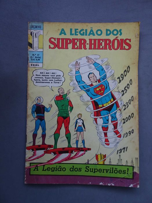 Livro EBAL - A Legião dos Super-Heróis nº 37 - 2ª série