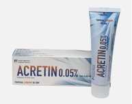 Крем для лица Acretin 0,05% от акне, пигментных пятен, морщин. 30 г.
