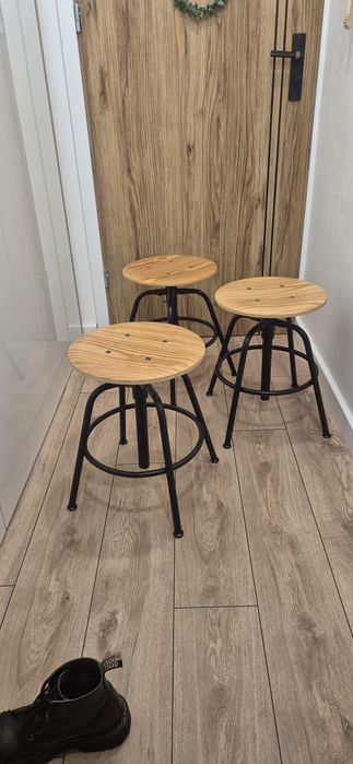 Taborety 3 szt. Loft  ikea