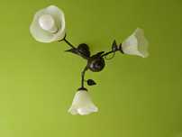 Lampa sufitowa kwiaty