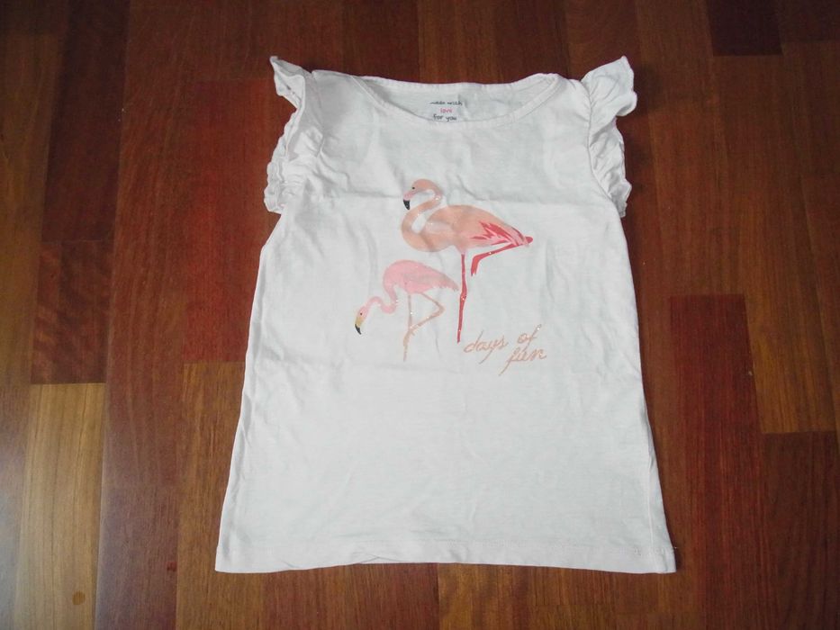 bluzeczka z krótkim rękawem - rozmiar 128