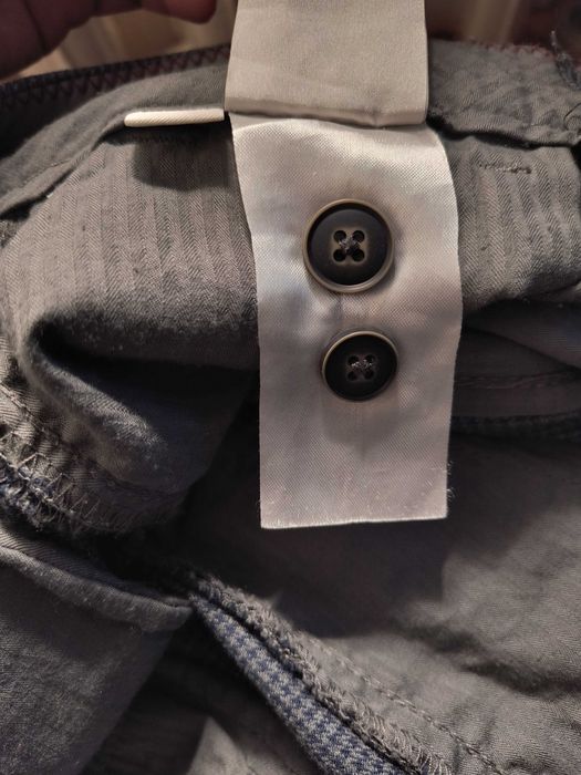 Мужские хлопковые брюки чинос jack & jones tapered fit chino серые