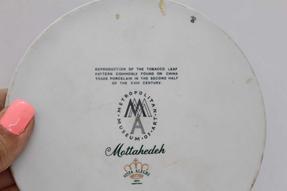 Base 13 cm Coleção Tobacco Leaf Produção Mottahedeh Vista Alegre