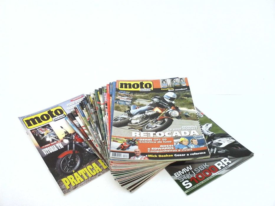 Revistas Moto-jornal Antigas (lote 25 unidades) em bom estado