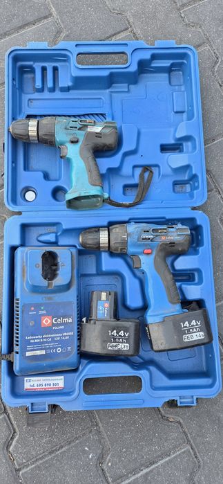 2 szt Wkrętarka CELMA WAK 14 14,4V + 2 aku