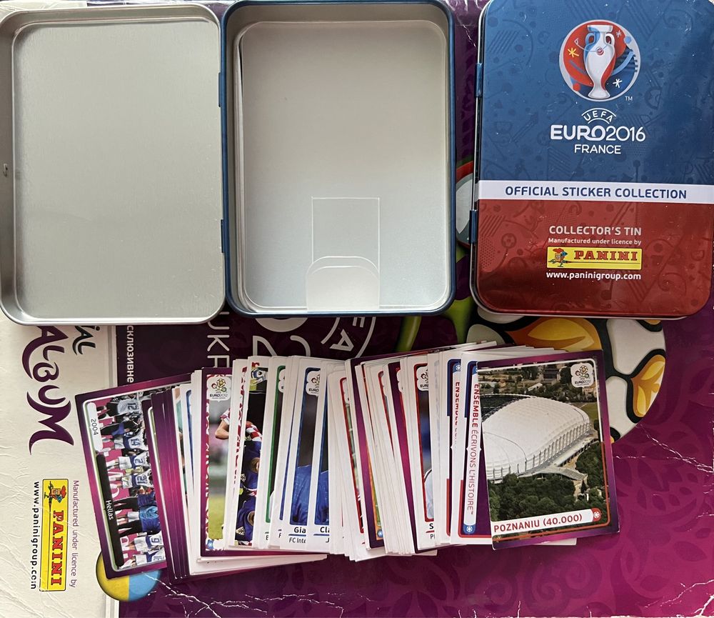 Naklejki Panini Euro 2012