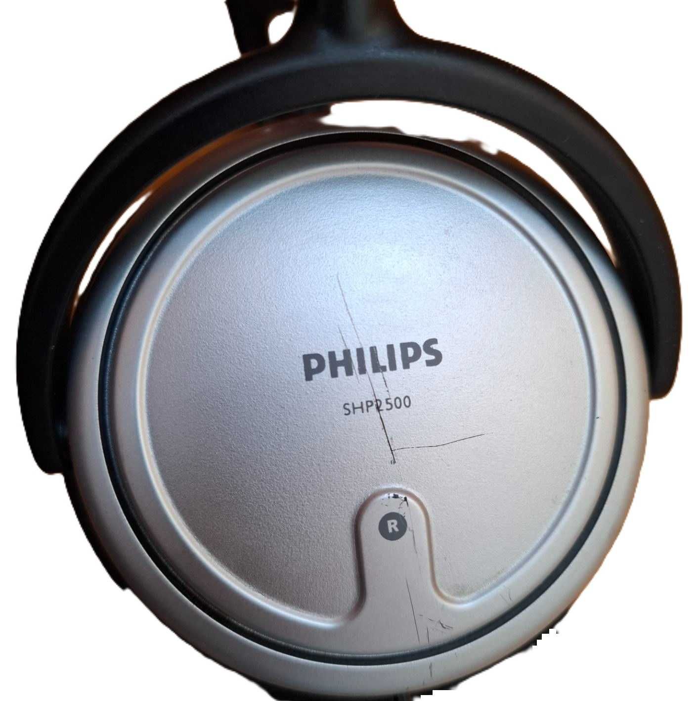 Провідні навушники Philips SHP 2500 з кабелем 6 метрів, вживані