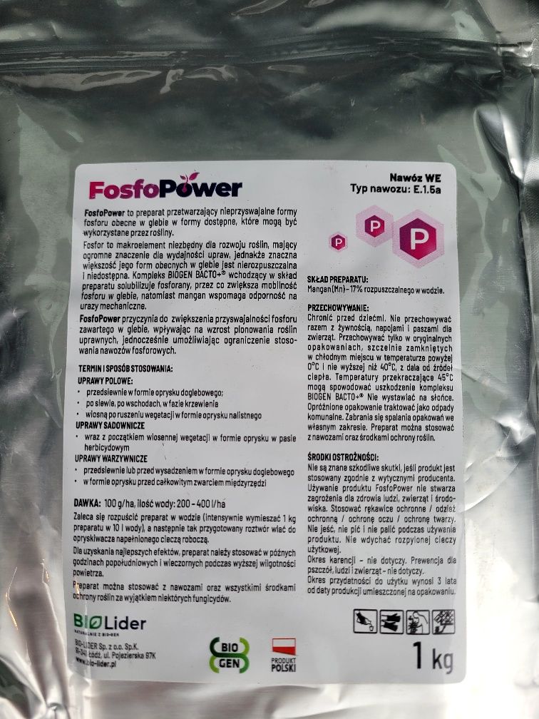 FosfoPower Bio-Lider odżywka azotopower