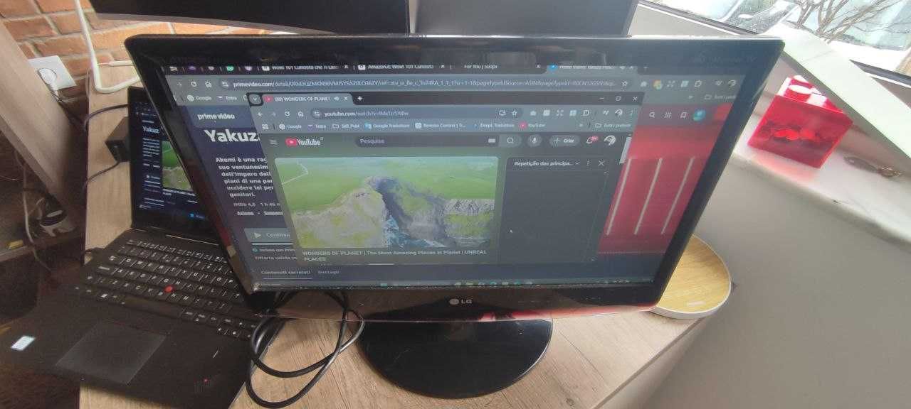 TV - Monitor LG 22'' ótimo estado - flatron modelo M2062D