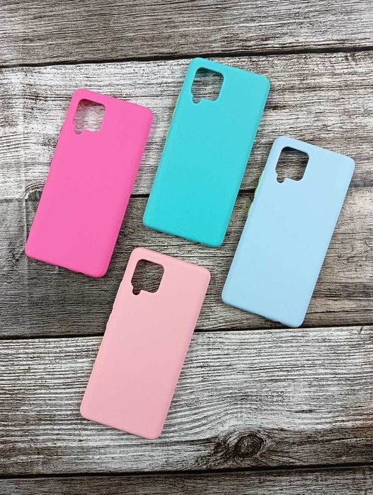Etui Nakładka Solid Silicone do Samsung Galaxy A42 5G + Szkło