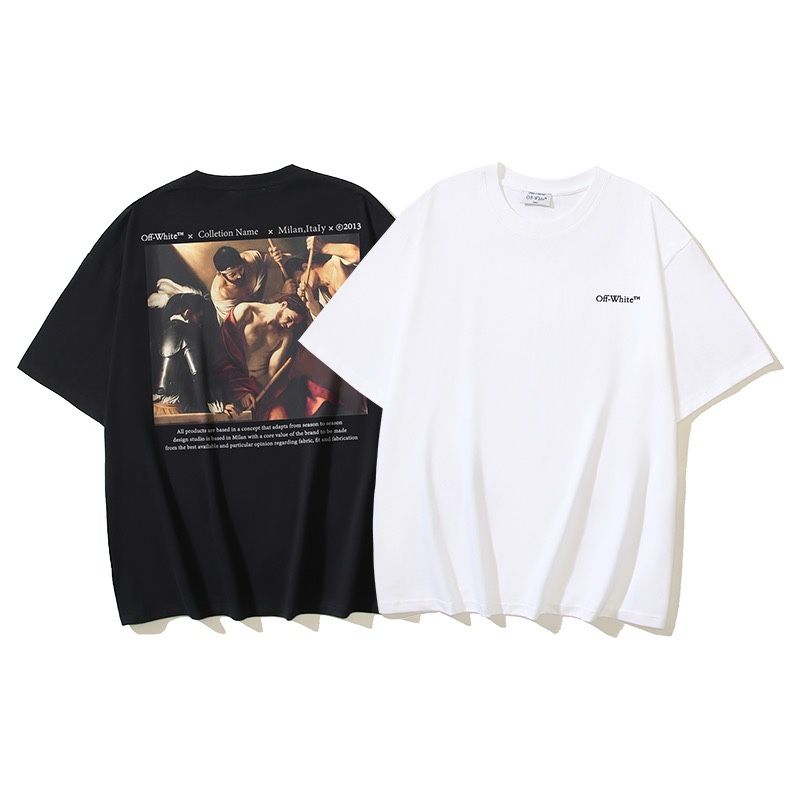 OFF-white футболка мужская оверсайз черная белая оригинал унисекс