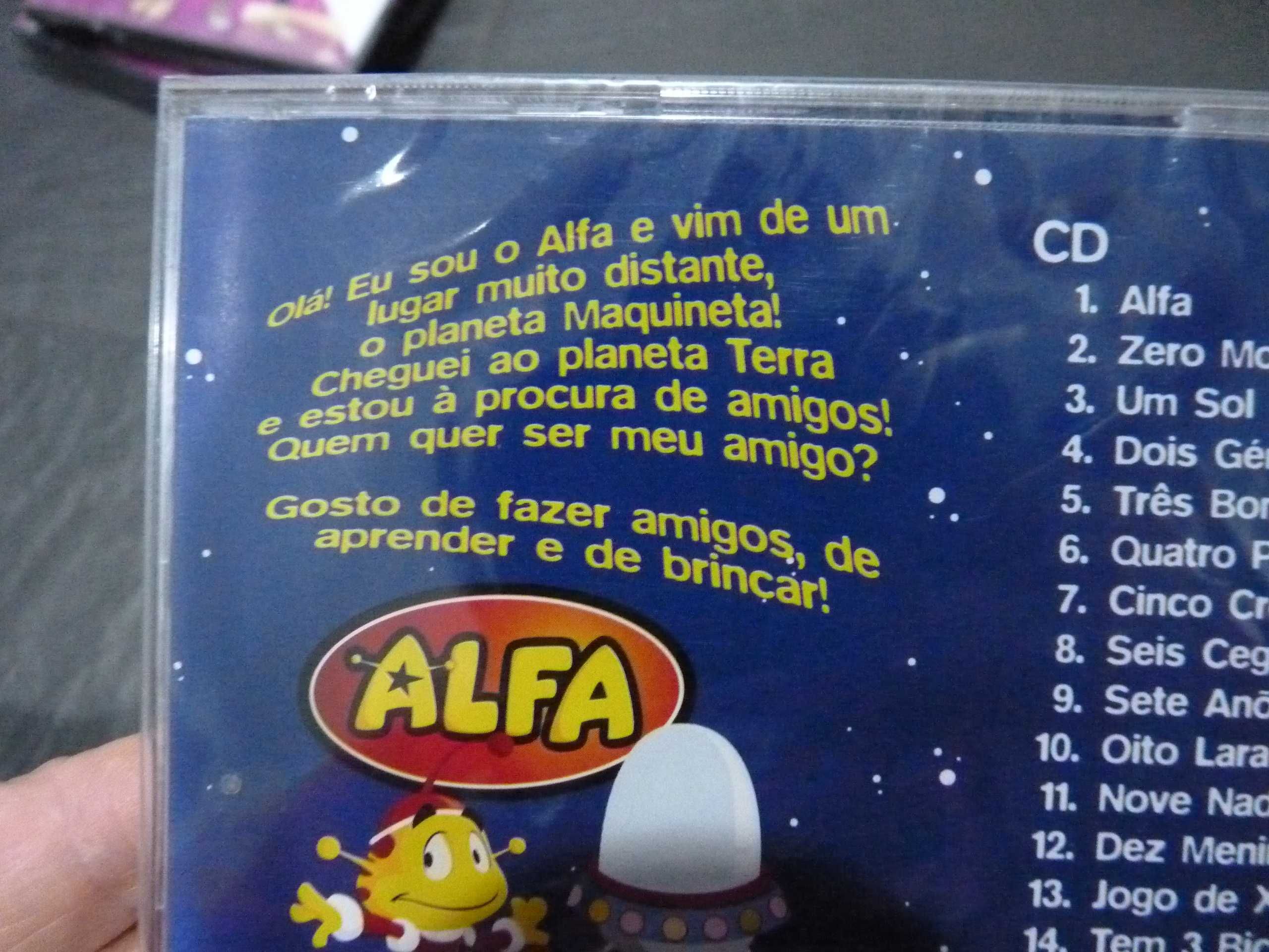 CD  musical do Alfa ( aprender os números e as figuras geométricas.)