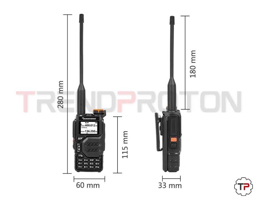 Rádio / Walkie Talkie QUANSHENG UV-K5