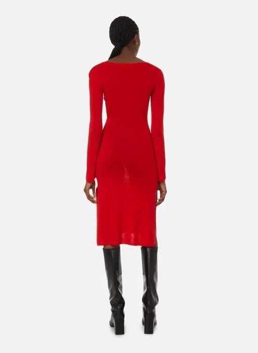 Baum Und Pferdgarten червона тепла сукня платье міді Max Mara Massimo