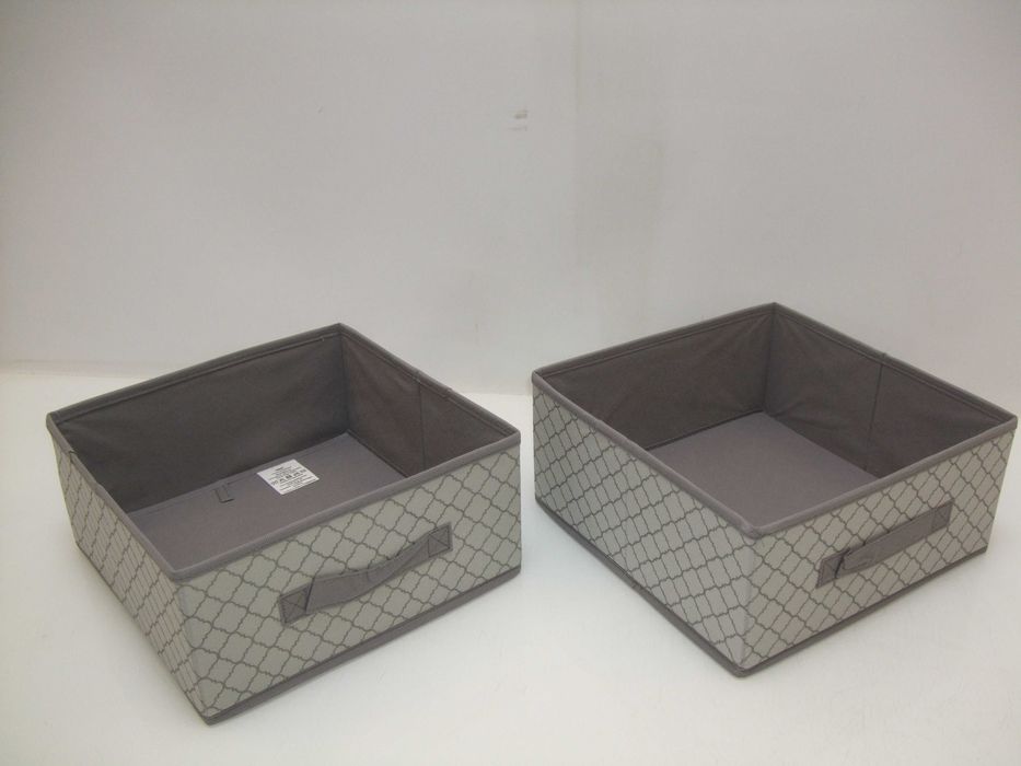 Pojemnik SKŁADANY PUDEŁKO 2 szt do Przechowywania 28x28x13cm ORGANIZER