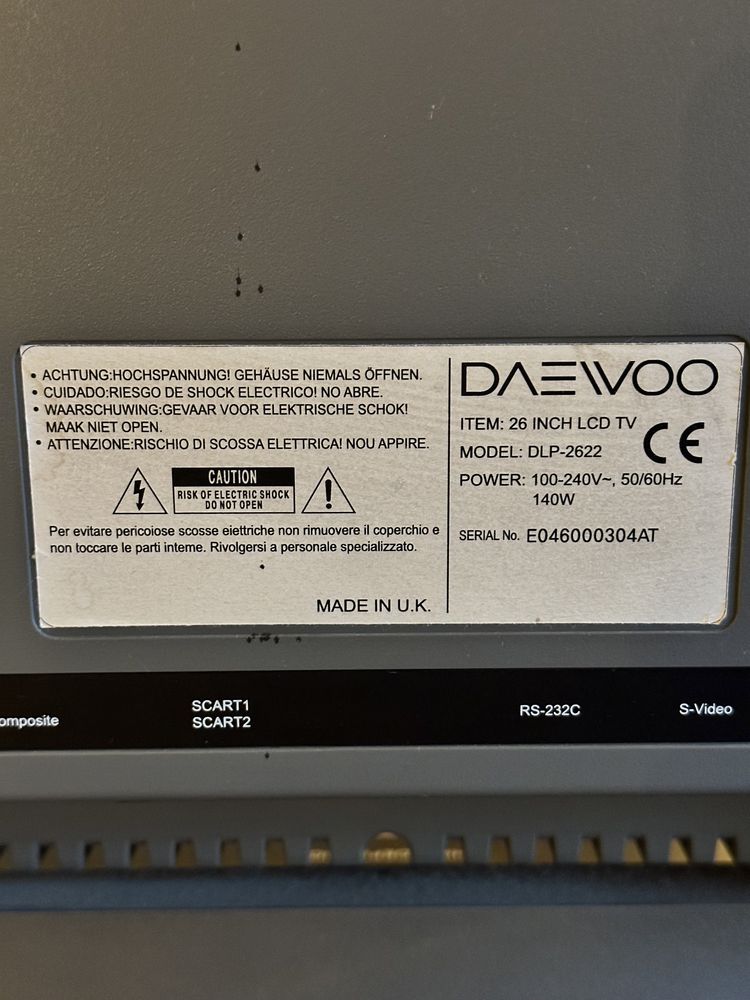 Telewizor Daewoo LCD 26 cali