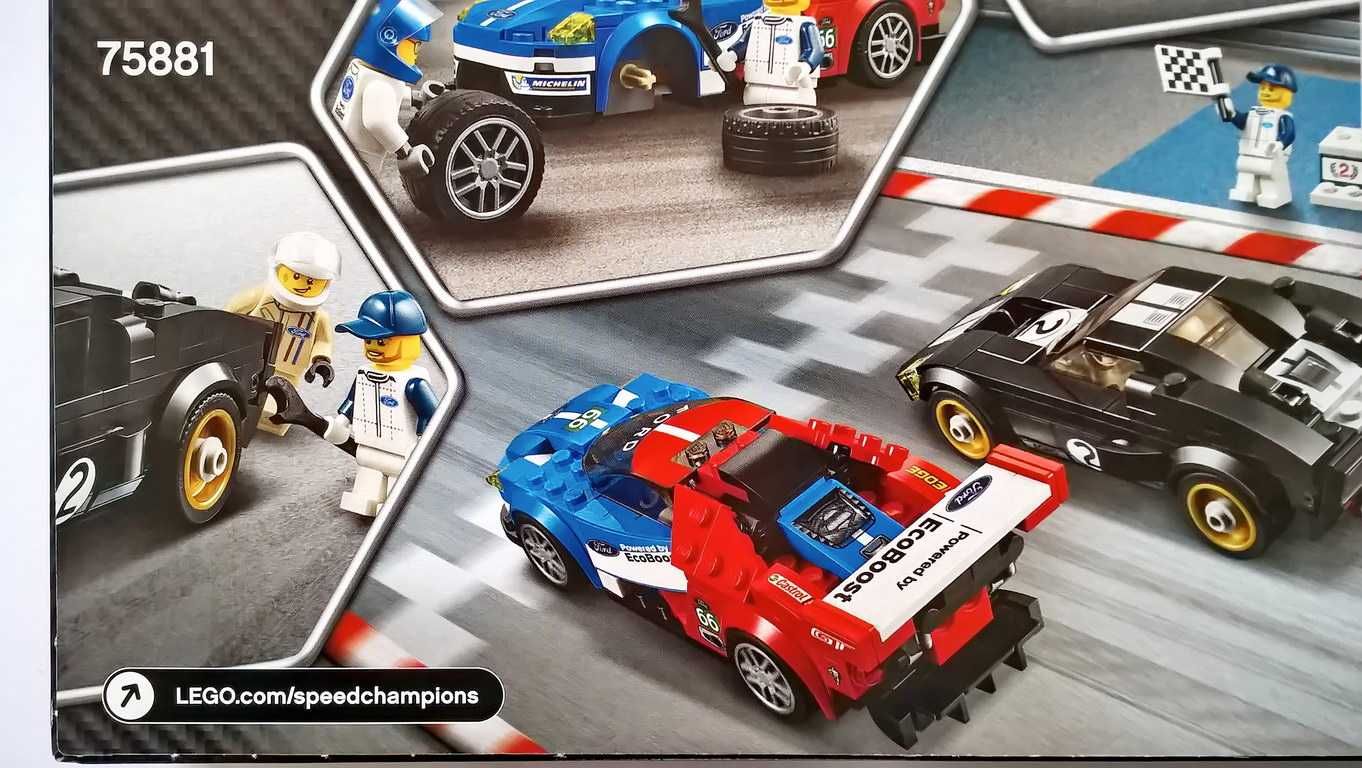 LEGO 75881 Speed Champions 2016 Ford GT & 1966 Ford GT40 selado