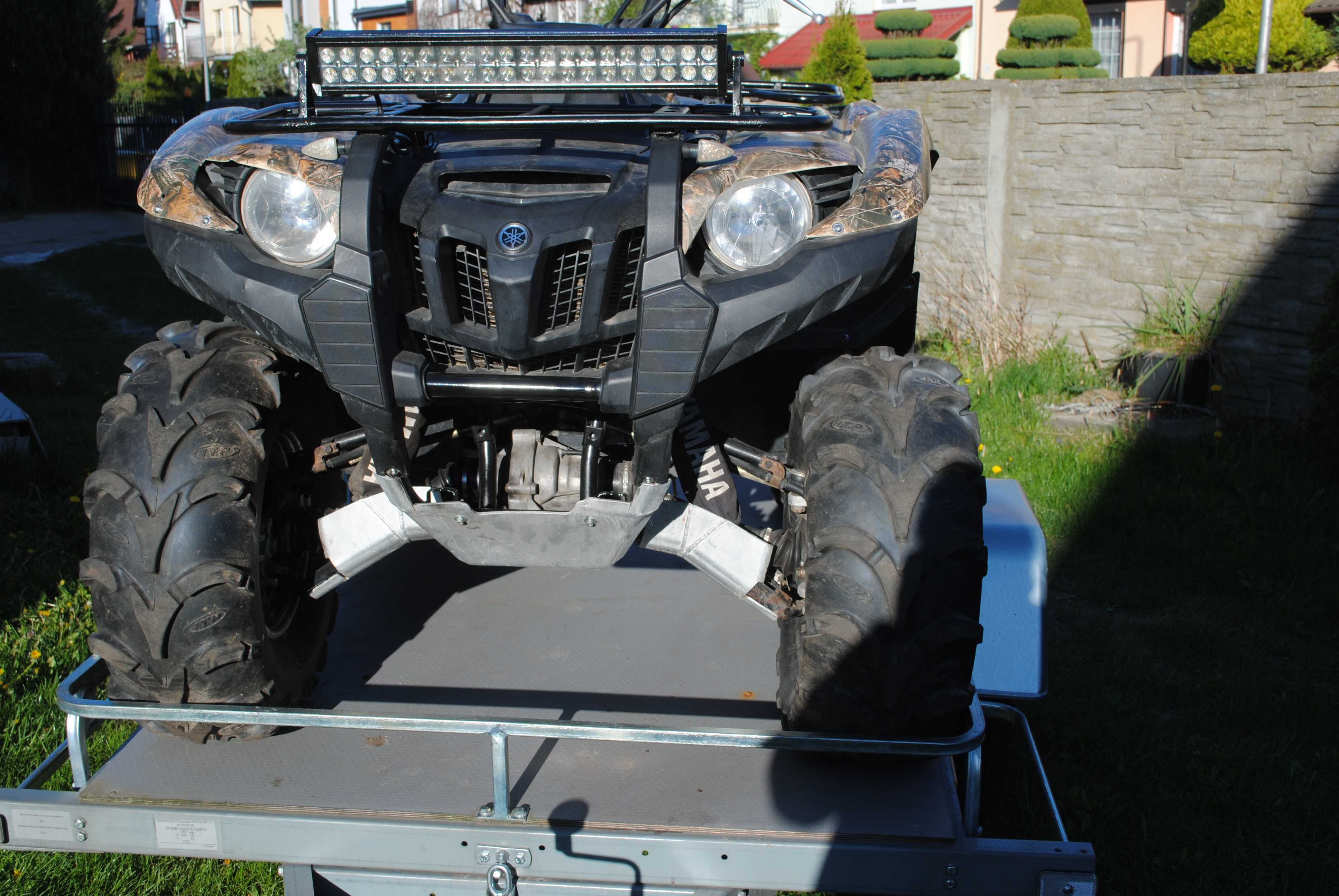 Yamaha Grizzly 700cm3 zarejestrowana