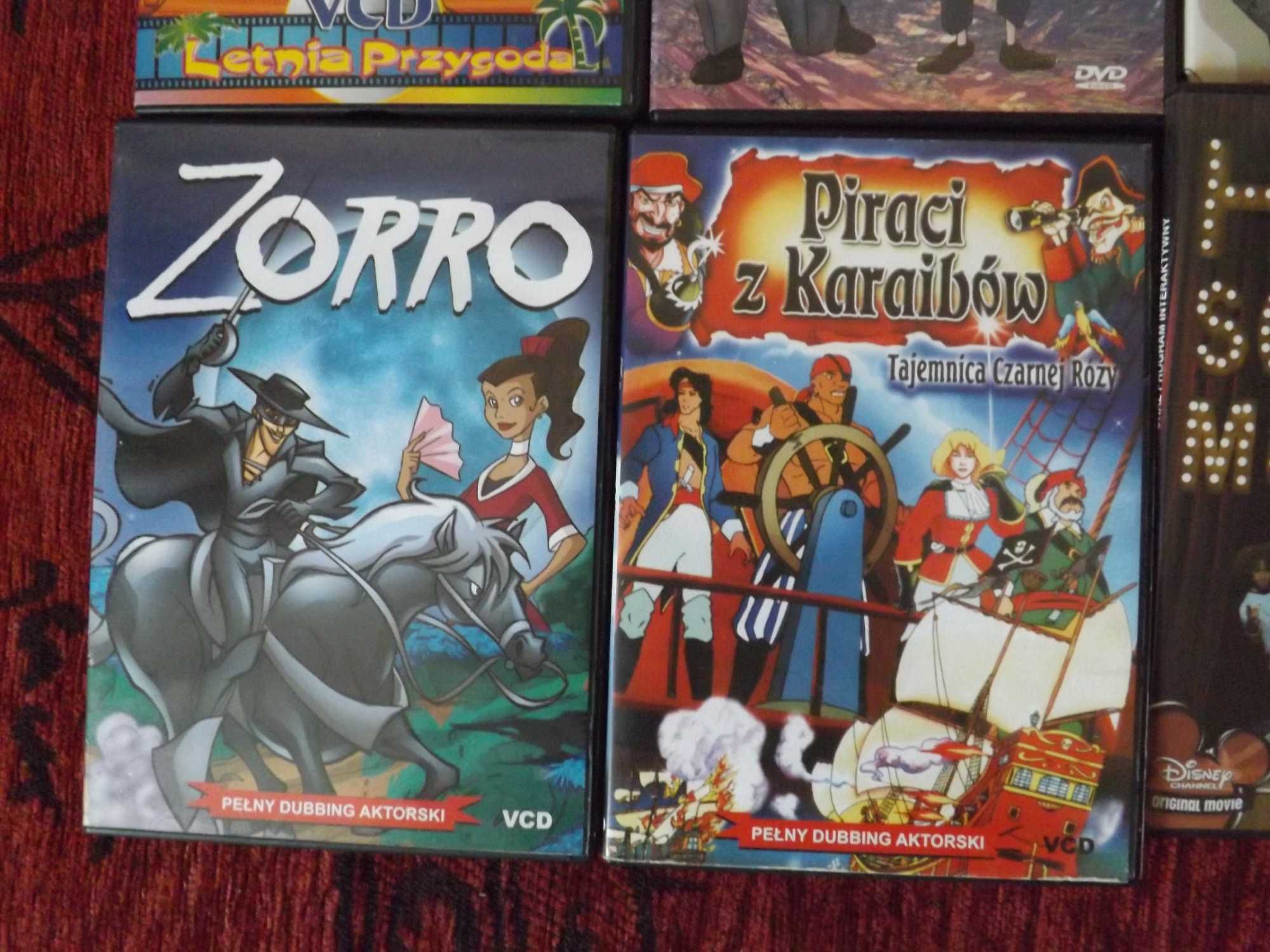 Piraci, zorro, robin Verne, herkules zestaw bajek klasyka filmy