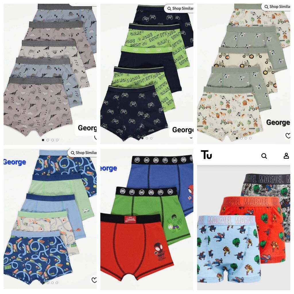 Трусы-боксерки для мальчика боксеры шортами  C&A, Tu, Matalan,  George