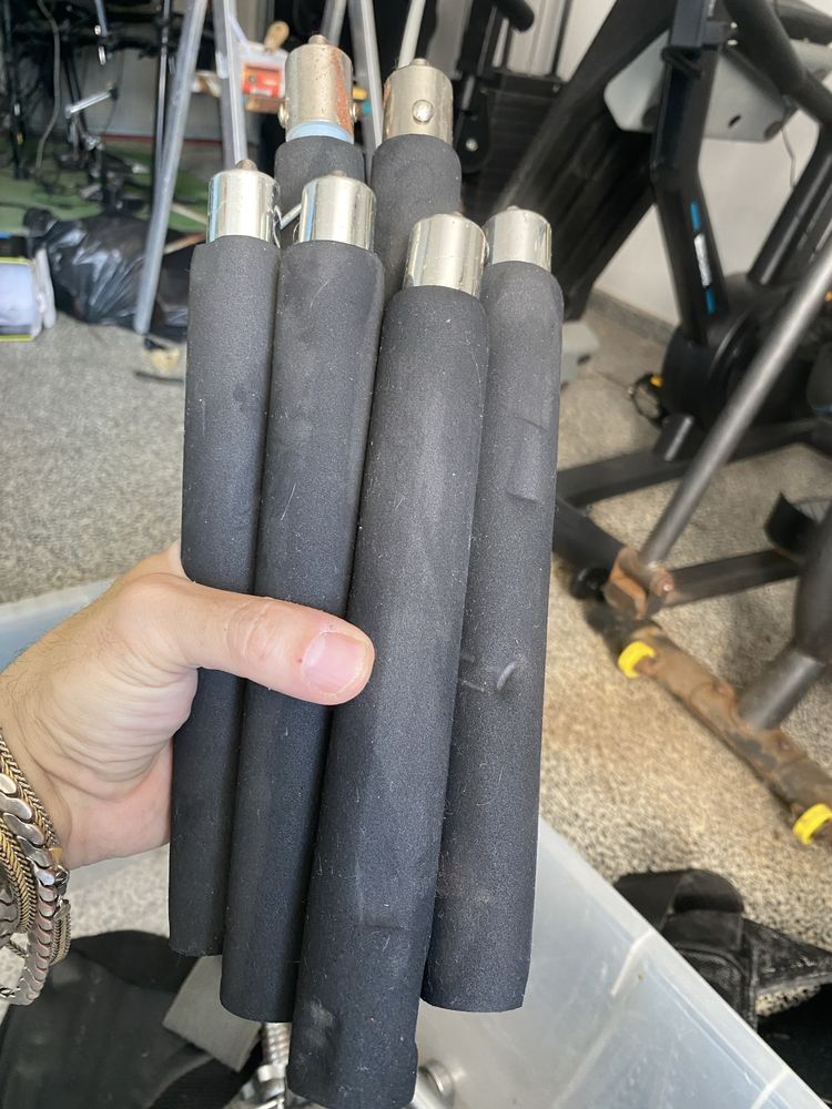 3 pares de nunchakus/matracas para treino