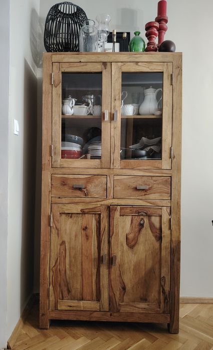 Witryna indyjska lite drewno kolonialna  Almi Decor  palisander mango