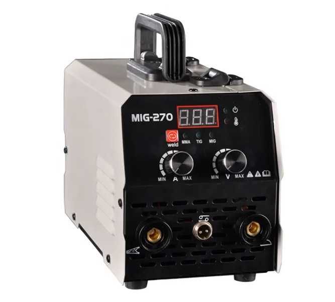 F250A Máquina soldar MIG 2 Em 1, Soldador MIGDisplay Digital LED