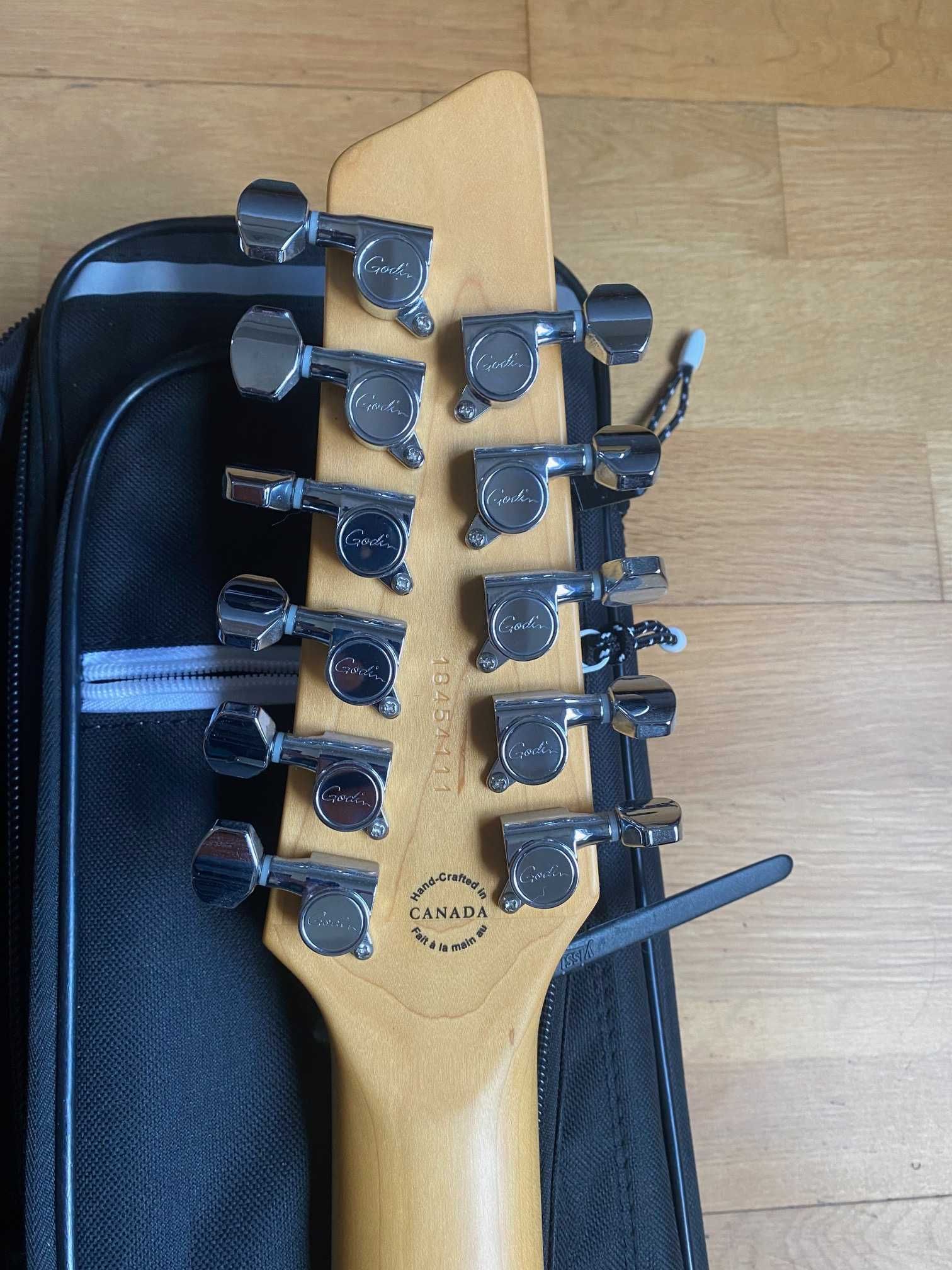 Godin A11 Glissentar A 11 strunowa gitara bezprogowa fretless Canada