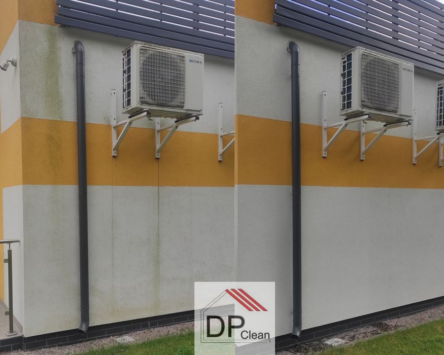 Mycie dachów, elewacji, hal, kostki brukowej, tarasów