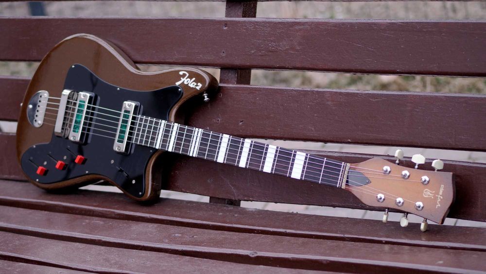 Gitara elektryczna  Defil JOLA  z 1977 roku Piękna