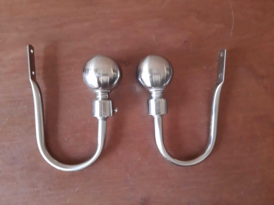 Metalowe uchwyty do upinania zasłon / firan (2 sztuki)