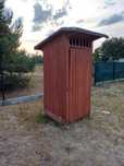 Wc wychodek toaleta na budowe kibel