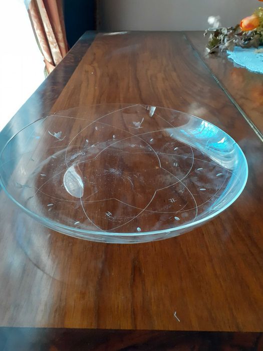 Szklany wkład do patery patera