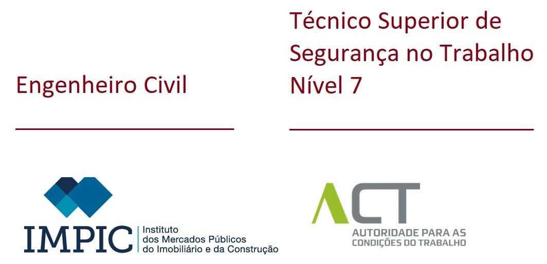 Eng.º Civil e Técnico Superior em Segurança no Trabalho