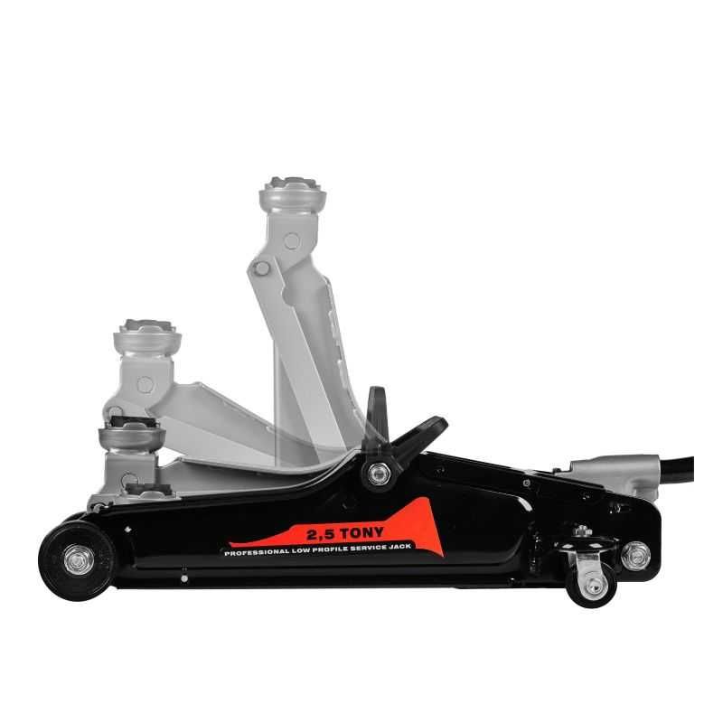 KRAFT&DELE Podnośnik Samochodowy Żaba Lewarek 2,5t Niski 2500kg KD1362
