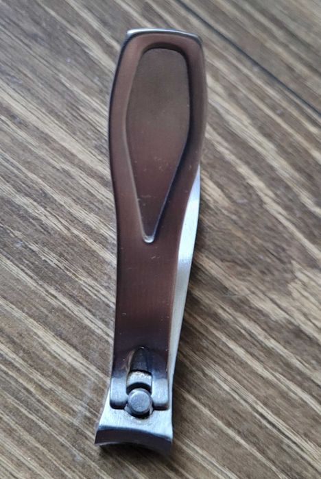 duży obcinacz cążki do paznokci 8cm stalowy stal nierdzewna BDB