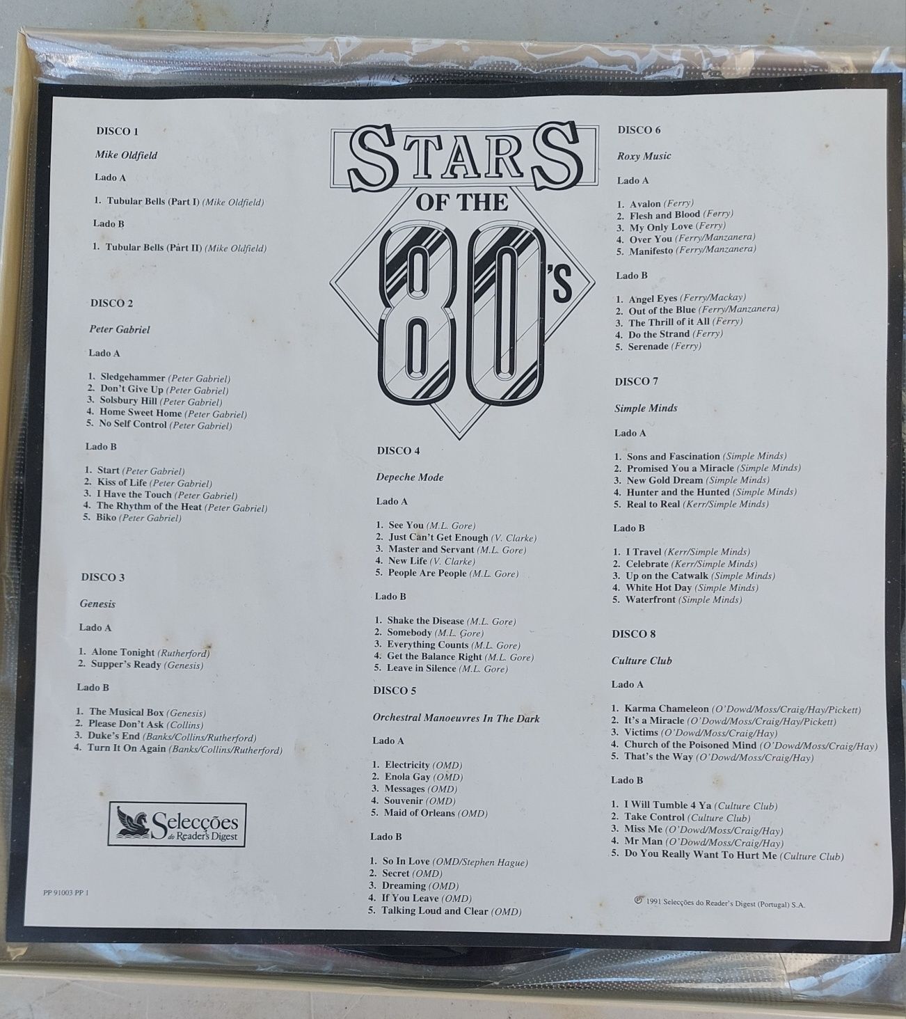 Stars of 80's Box 8 Lps Vinil