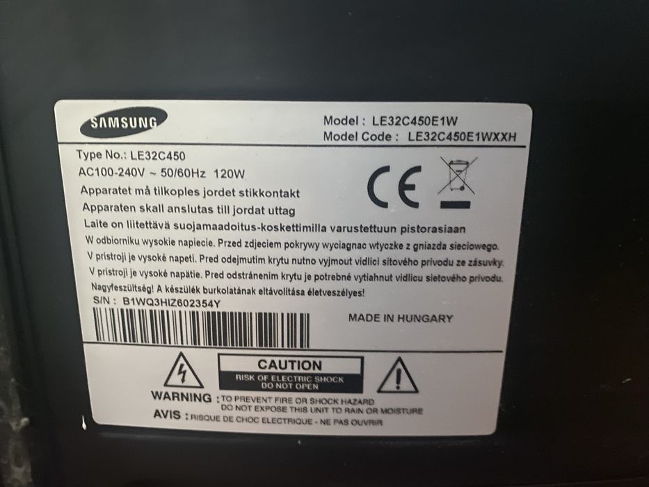 Tv samsung 32cale działający w 100%