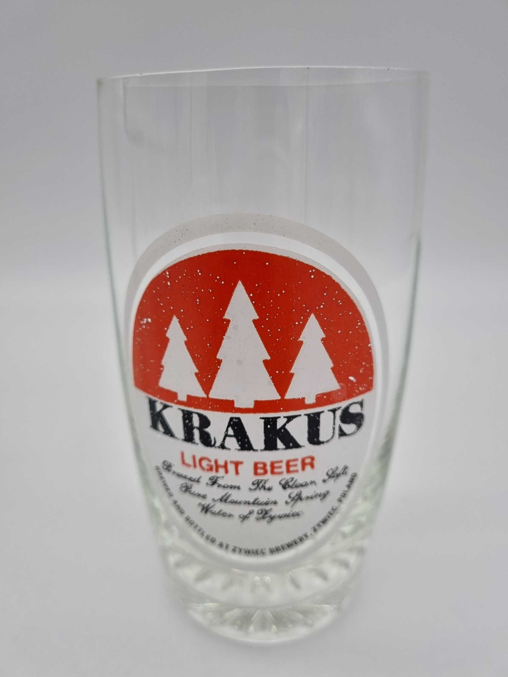 Komplet 4x Szklanka do Piwa Krakus Żywiec Vintage Lata 70