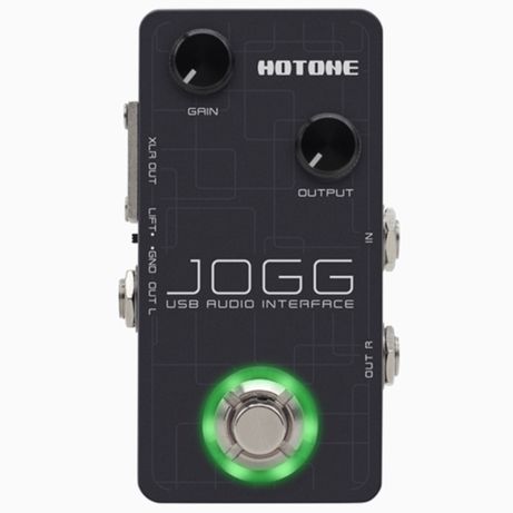 Hotone Jogg Interface de áudio USB. Formato Pedal